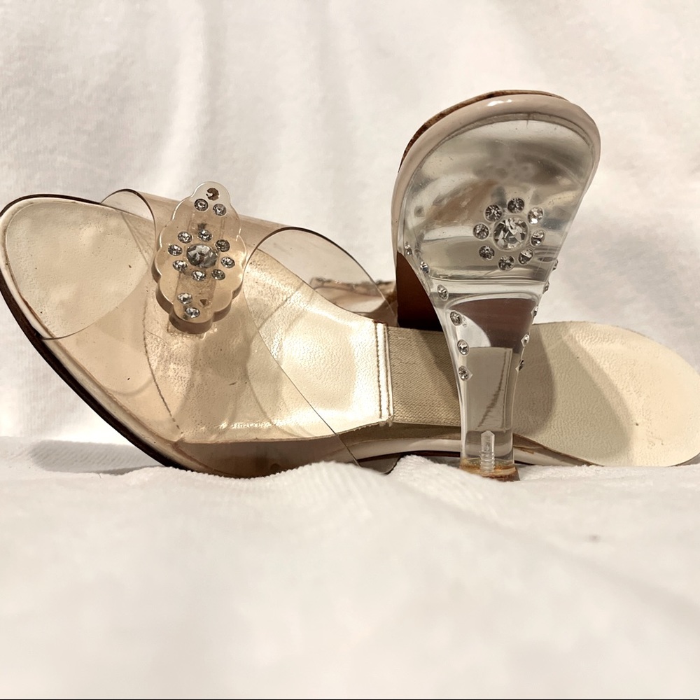 Vintage 1960s Crystal mules